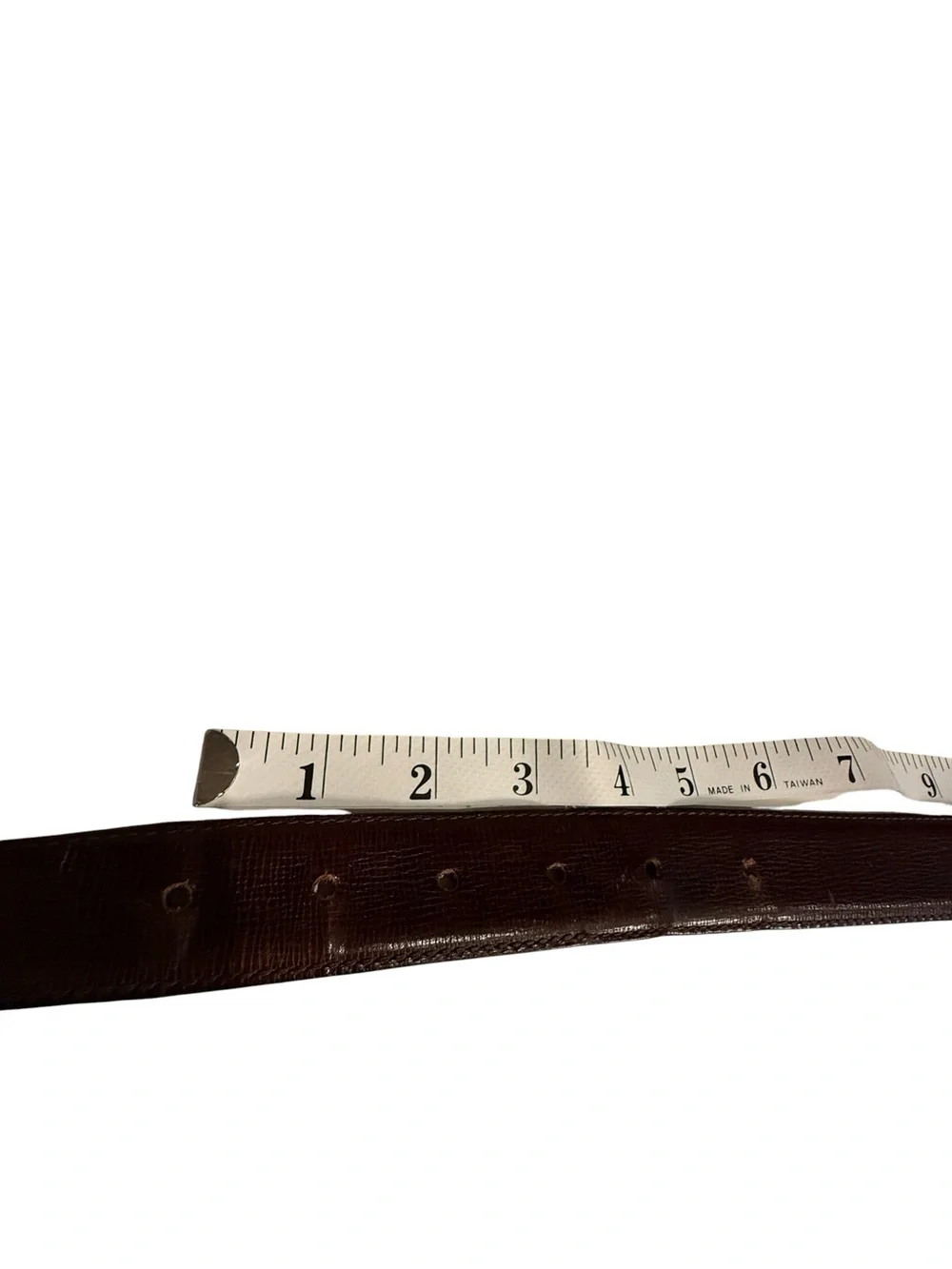 Italian leather brown belt size 36 by Down the Middle